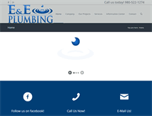 Tablet Screenshot of eeplumbingcorp.com